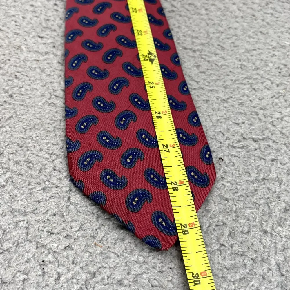 Robert Talbott Nordstrom Men's Silk Necktie Paisley Hand‎ Sewn Corpcore Business